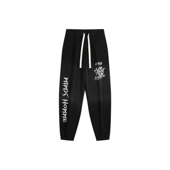 Mimx Homme Casual Pants Unisex Black