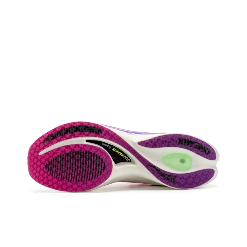 ONEMIX Light Nails Running Shoes Unisex Multicolor Rose Red-4