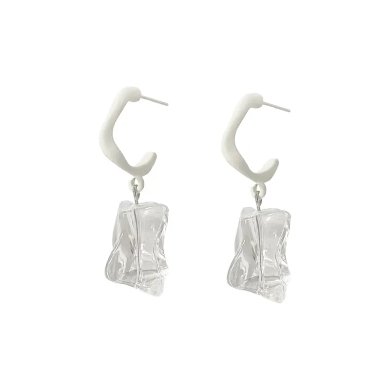 QIANFANGDAHUANGYE S925 Silver Earrings Women's-0
