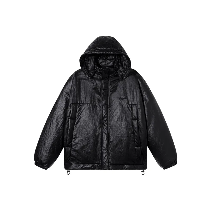 PSO Brand Puffer Jacket Unisex Black-0