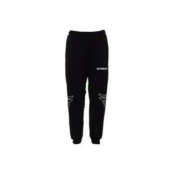 BUTNOT STREET COUTURE Pantatuta Stampa Ali Casual Pants Men's Black