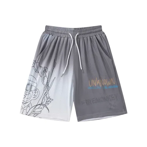 FireMonkey Basketball Shorts Unisex Gray