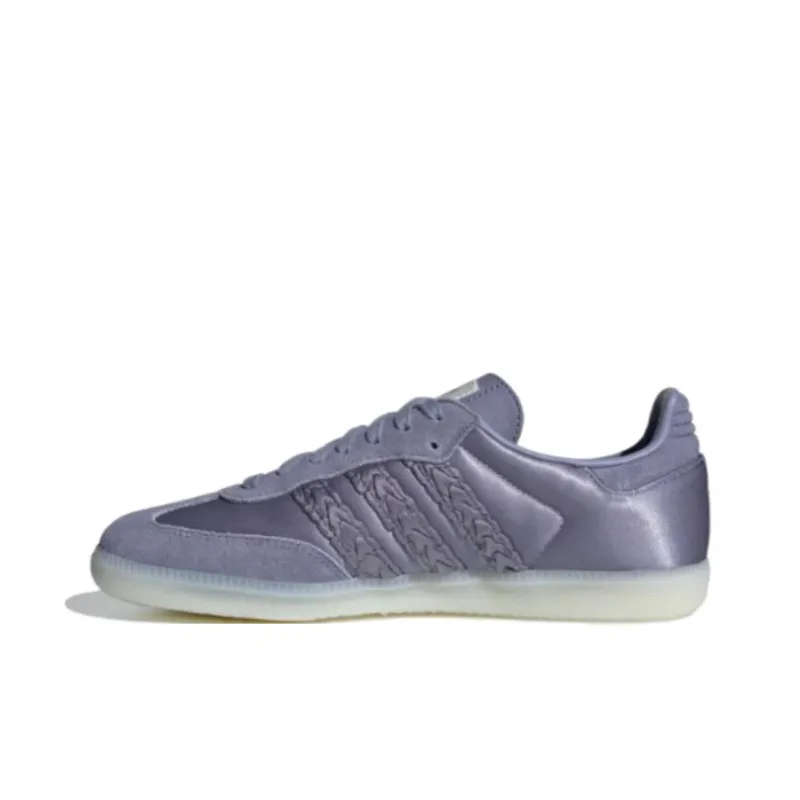 Adidas Originals SAMBA OG Low Top Skateboard Shoes Women's Purple-1