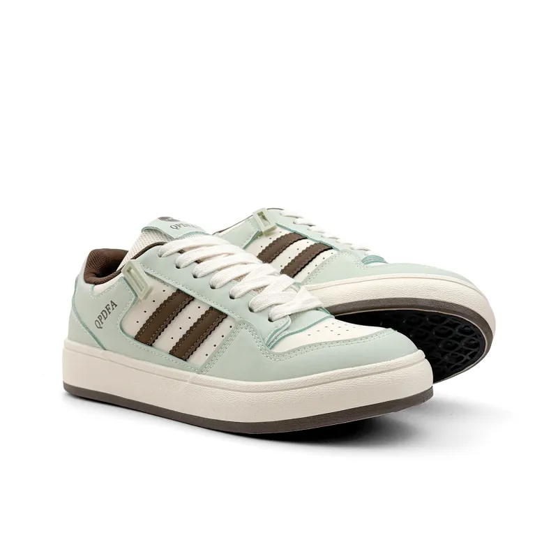 Mengsai Anti-Slip And Wear-Resistant Lightweight Low-Top Skateboard Shoes Men's Mint Chocolate-3