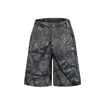 GRKC Casual Shorts Unisex Gray Black