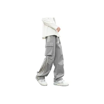NEAR HERE Casual Pants Unisex Royal Blue
