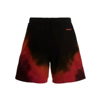 DSQUARED 2 Tie Dyed Logo Printed Track Shorts