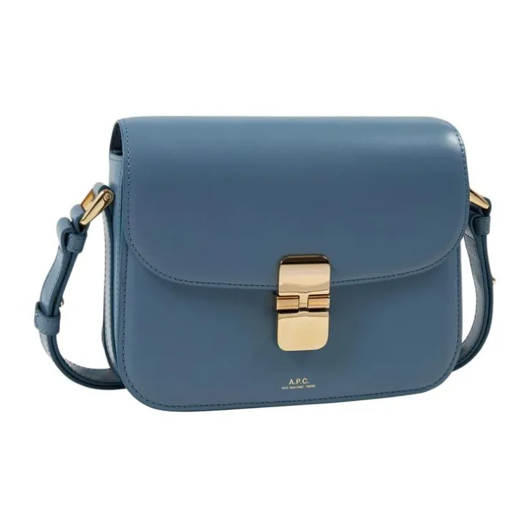 A.P.C Grace Logo Printed Small Shoulder Bag-1