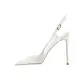 Satin Edge Button White 10.5cm