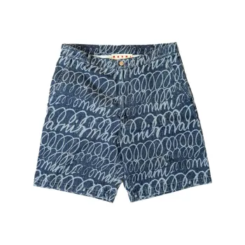 MARNI Denim Shorts Unisex Blue