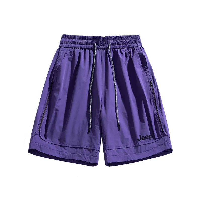 Jeep Gorpcore Versatile Parachute Cargo Shorts Unisex-47