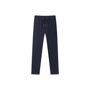 DEGAIA Casual Pants Men's Navy Blue