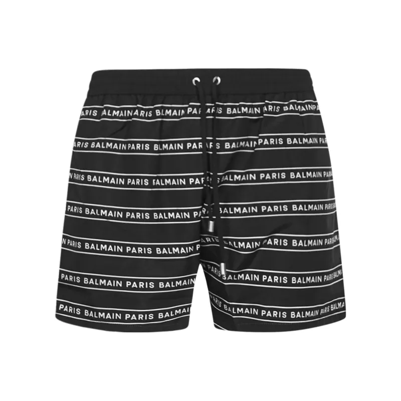 BALMAIN Casual Shorts Men Black-0