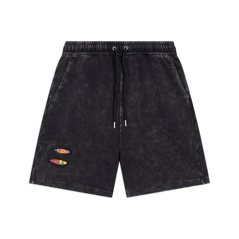 Marvel X LINING Disney Casual Shorts Men Black-0