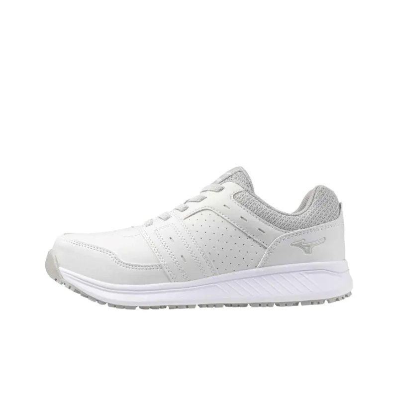 Mizuno Freeload Shock Absorbers With Slip Resistant Features Low Top Casual Shoes Unisex Silver-0