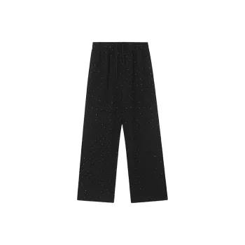 A Chock Casual Pants Unisex Black