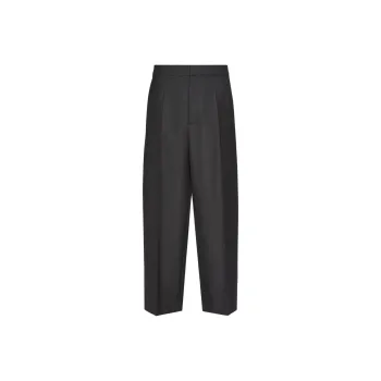 Valentino Pleat Detailed Tapered Trousers