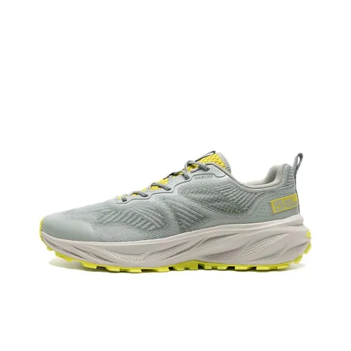 Jack Wolfskin Anti Slip Wear Resistant Low Top Hiking Shoes Men's Gray