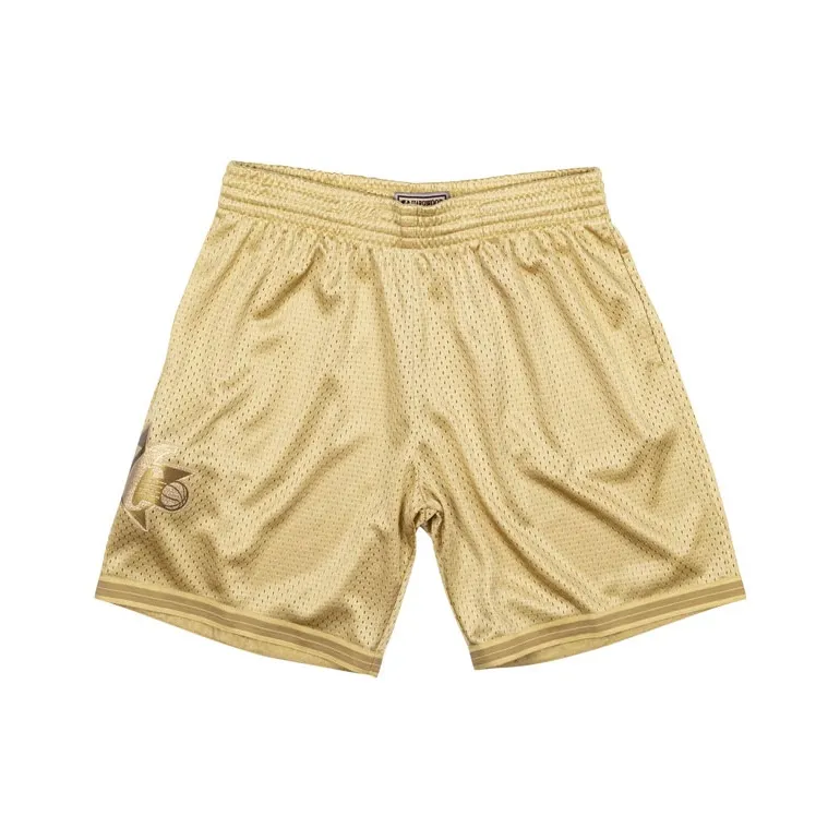 Mitchell Ness Basketball Shorts Men Gold-0