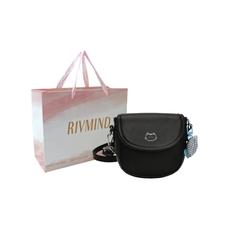 RIVMIND PU Shoulder Bag Crossbody Bag Regular Women's White/Silver/Black/Pink/Red-3