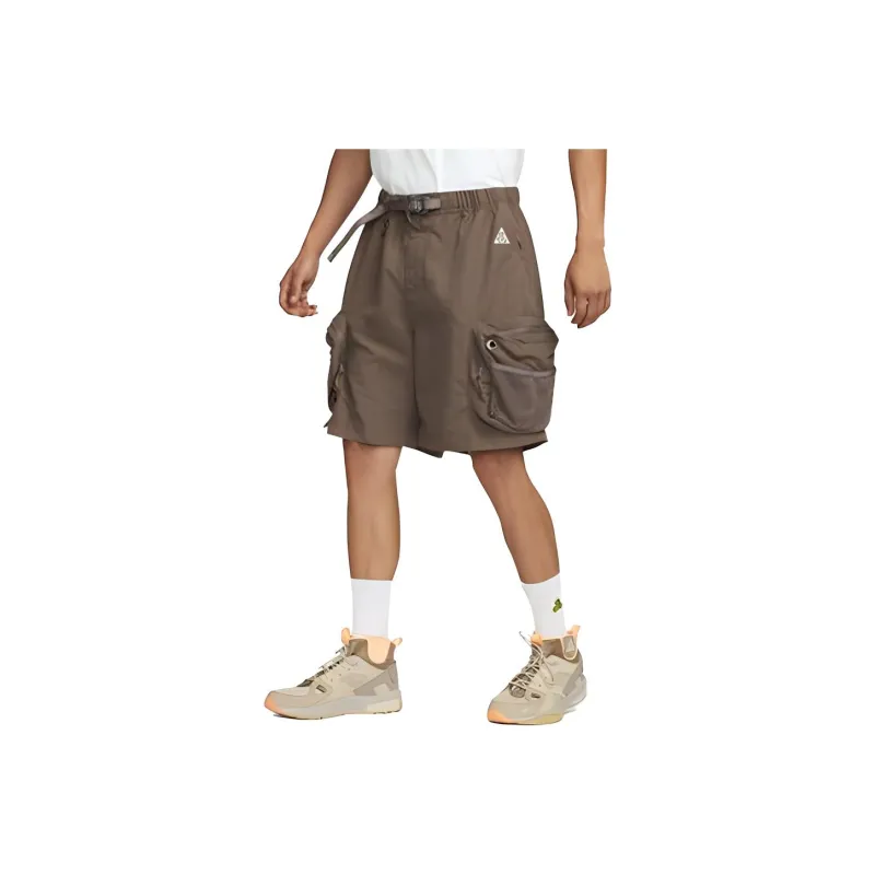 Nike Casual Shorts Men Brown-0