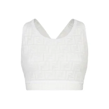 FENDI Tank Tops Women's White