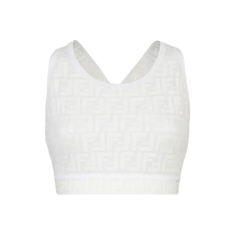 FENDI Tank Tops Women's White-0