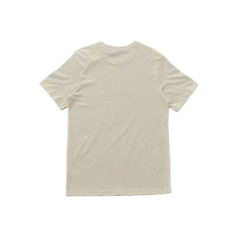 Nike T Shirts Men Beige-2