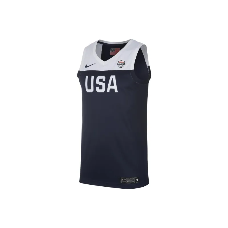 Nike Basketball Jerseys Men's Dark Blue-0