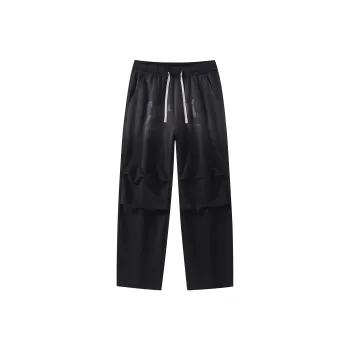 THREE-BODY Casual Pants Unisex Black