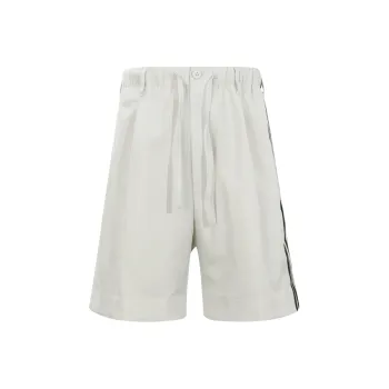 Y 3 Casual Shorts Unisex Light Gray