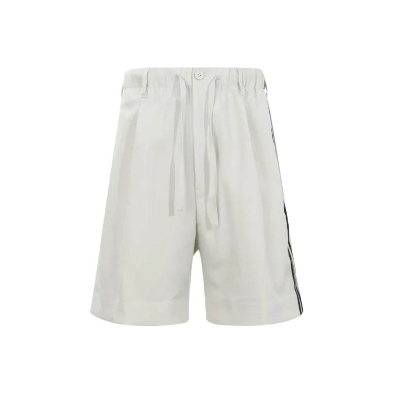 Y 3 Casual Shorts Unisex Light Gray-0