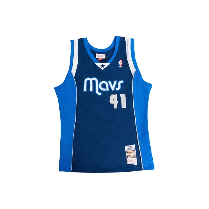 Mitchell & Ness Dirk Nowitzki Dallas Mavericks 2011 12 Swingman Jersey-0
