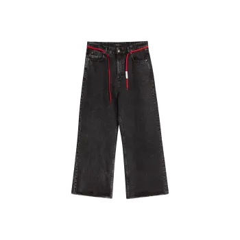 Dupu Contracted Jeans Men's 5010087 Black