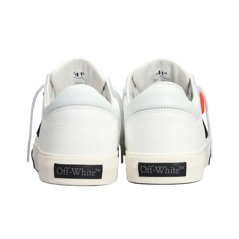 OFF WHITE New Low Vulcanized Lace Up Sneakers-3
