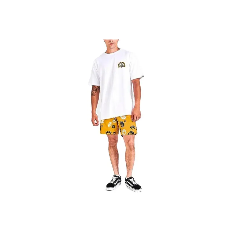 Vans Casual Shorts Men Yellow-0