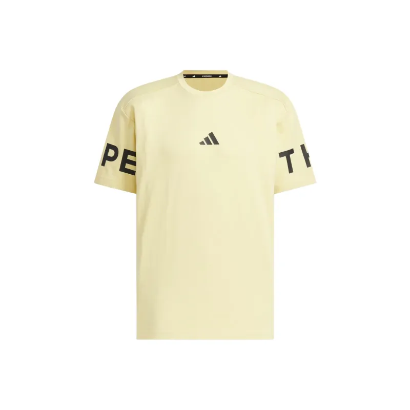 Adidas Clothing T Shirt Men's Yellow-0