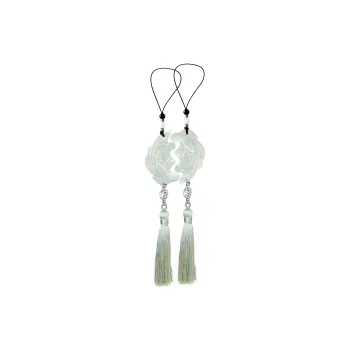 Tang Zhi Natural Serpentine Jade Pendants Unisex