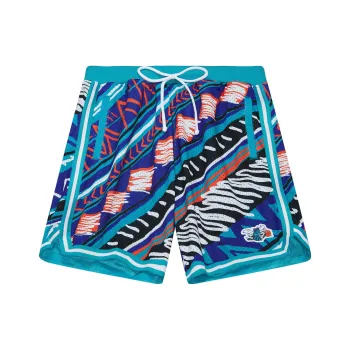 Mitchell Ness Casual Shorts Men Blue