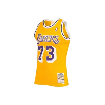 Mitchell Ness Dennis Rodman Los Angeles Lakers 1998 99 Hardwood Classics Swingman Jersey