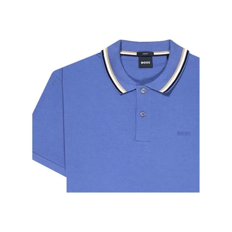 HUGO BOSS Polo Shirt Men's Blue-1