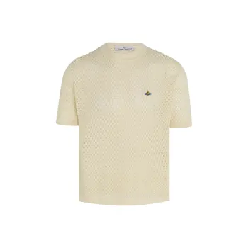Vivienne Westwood Julian Orb Embroidered Knitted T Shirt