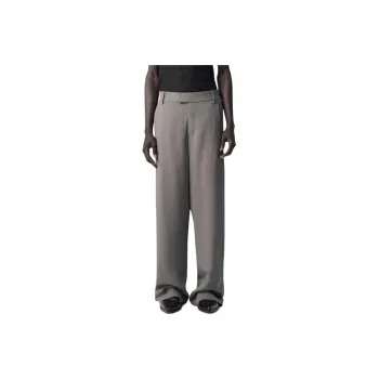 Ann Demeulemeester Alfried Wide Leg Trousers Casual Pants Men's Gray