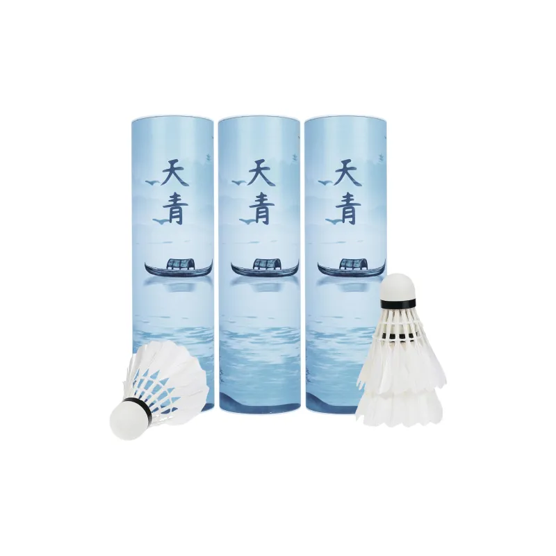 KUMPOO Azure 6 Pack 12 Pack Goose Feather Shuttlecocks-5