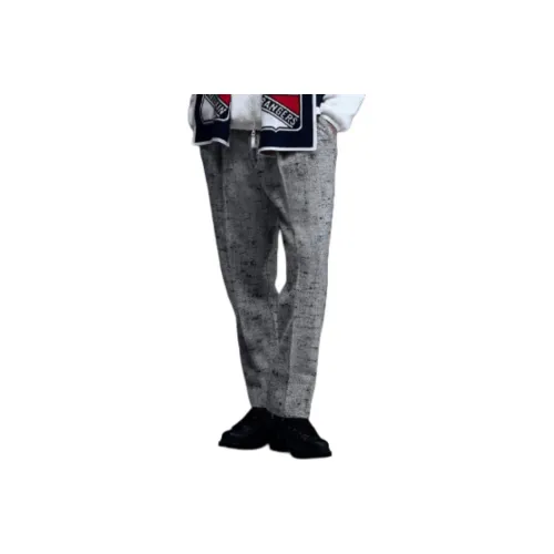 Mitchell & Ness x Kith New York Rangers Casual Pants Men's Ash Gray With Floral Pattern