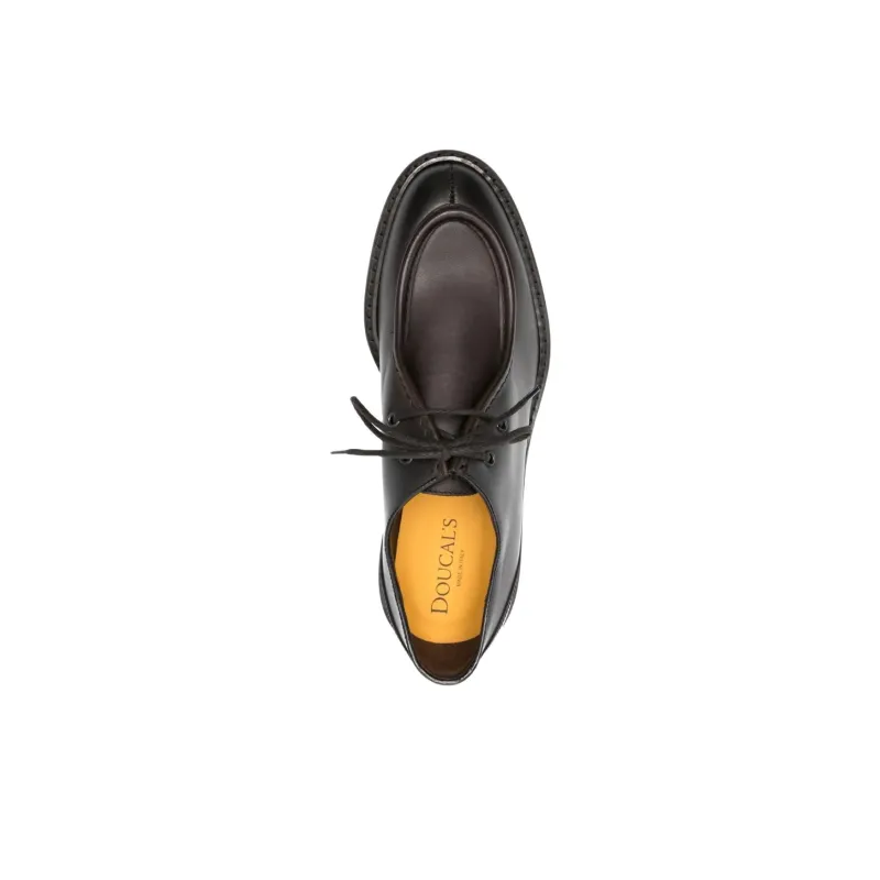 DOUCAL'S Leather Derby Shoes-4