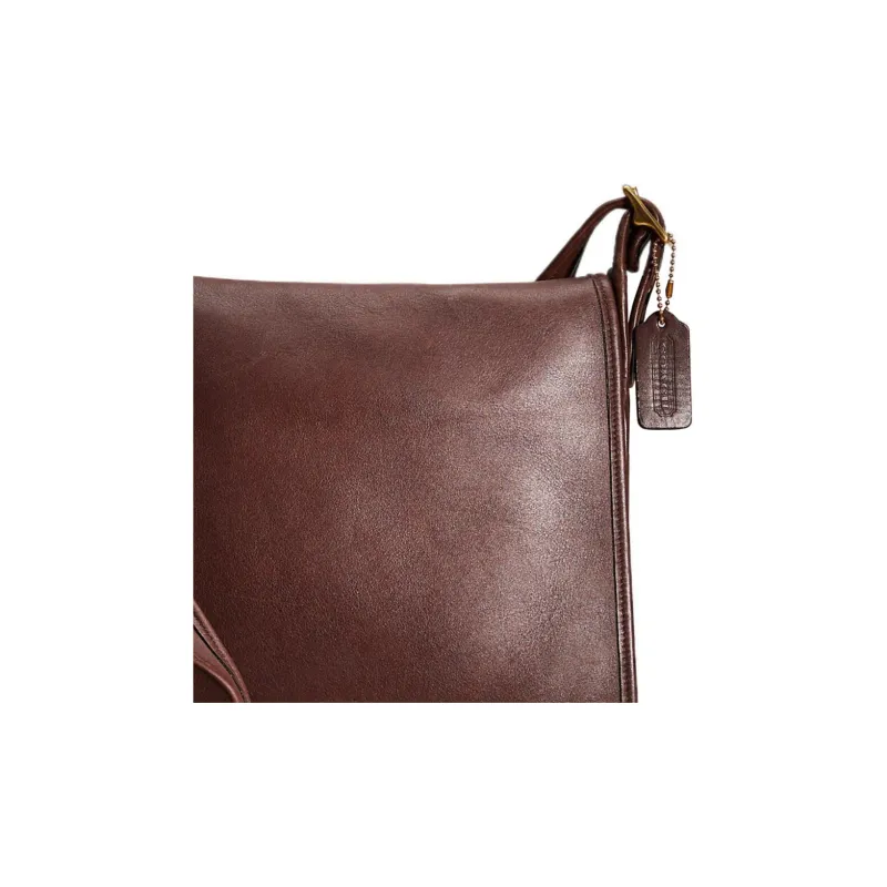 COACH Legacy Leather Shoulder Bag, Crossbody Bag Medium Size Men's Brown-2