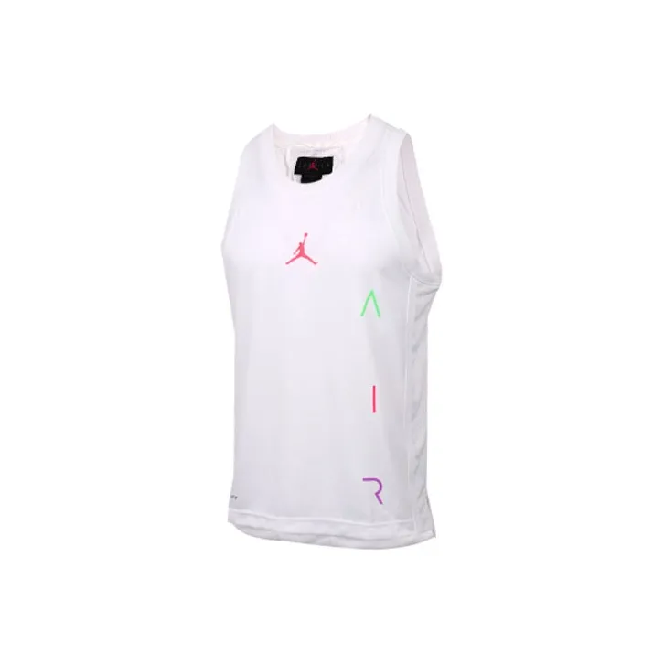Jordan Basketball Jerseys Men's White-0