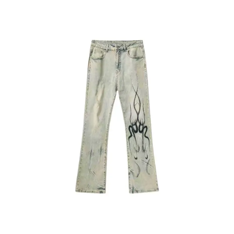 RVANGUARD Casual Pants Unisex Washed Yellow Mud-0