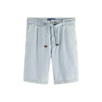 Scotch&Soda SS24 Denim Shorts Men's Washed Blue
